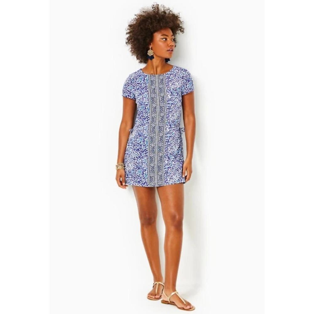 Lilly Pulitzer Blanca Stretch Romper Resort White Twisted Up Engineered